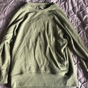 Oversized Green Sweatshirt